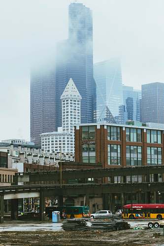 city brown and gray concrete city buildings during daytime high rise