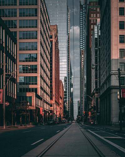 city brown and white concrete building road