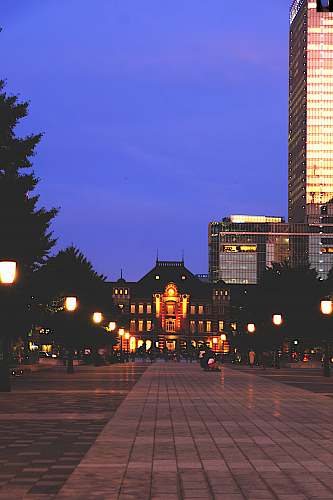 city brown buildings at night downtown