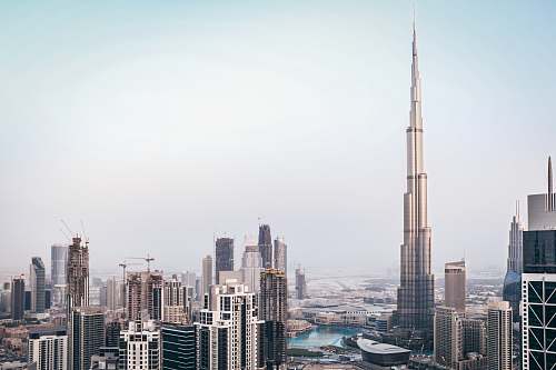 city Burj Khalifa, Dubai architecture