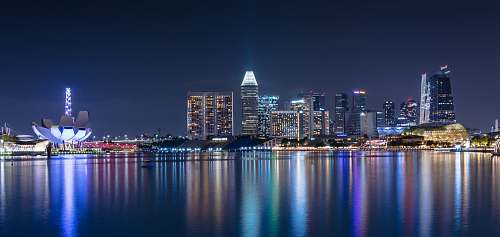 urban city during nighttime city