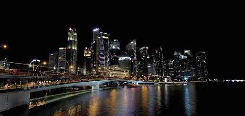 city city near body of water urban