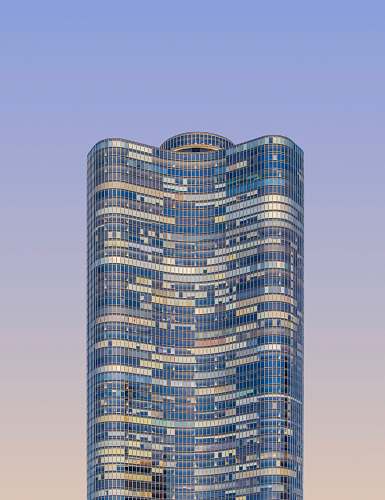 condo concrete building during golden hour housing