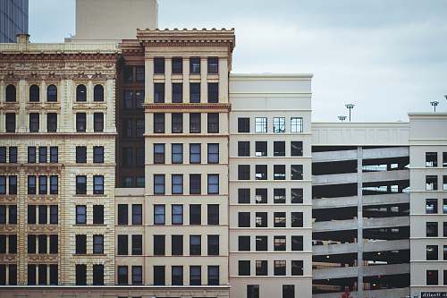 city concrete highrise building urban