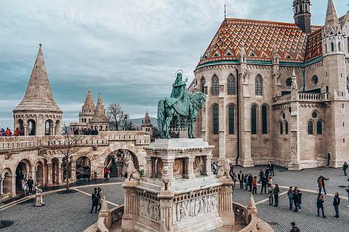 urban fisherman's bastion in Budapest during daytime town