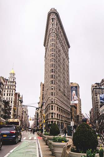city flatiron building, Newyork architecture