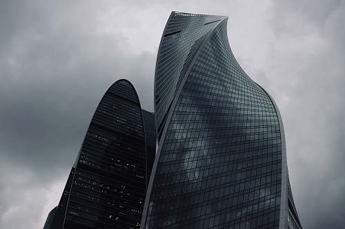 city gray and black buildings high rise