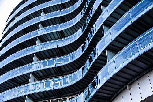 city gray and blue building high rise