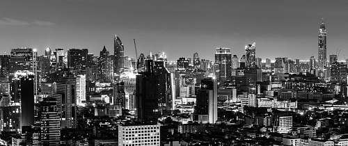 city gray scale photo of city black-and-white