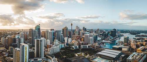 city high rise buildings during day time town