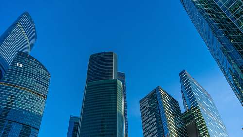 city low angle photography of buildings office building