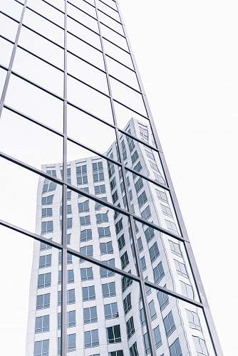 city low angle photography of glass building office building