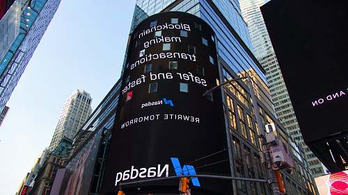 urban Nasdaq advertisement town