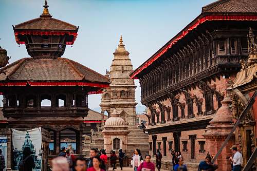 city Patan Durbar Square, Nepal architecture