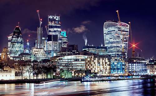city photo of city lights london