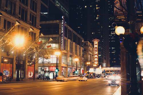 city photo of street nighttime metropolis