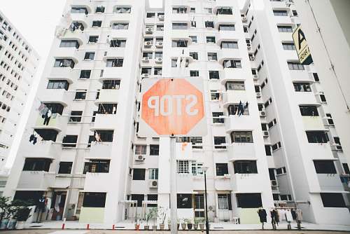 city Stop poster high rise