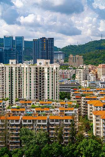 city view of high rise building high rise