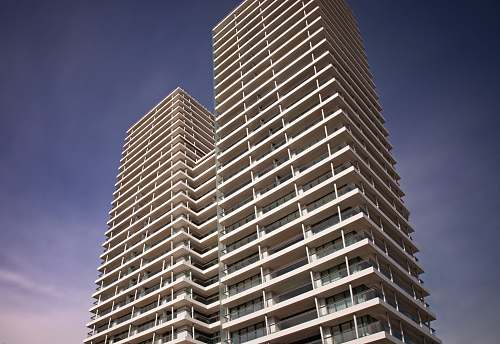 condo white buildings housing