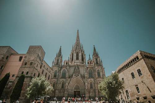 architecture white church during daytime spire