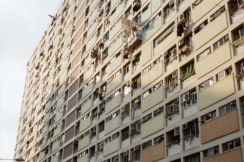 city white high rise bulding high rise