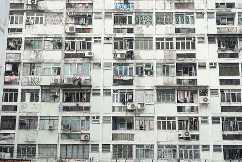 city white painted building home decor