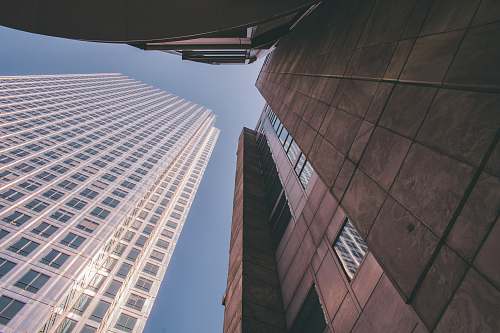 city worm's eye view photo of building urban
