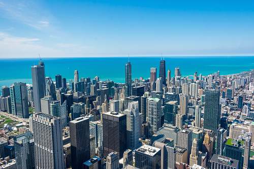 building aerial photo of city buildings during daytime urban