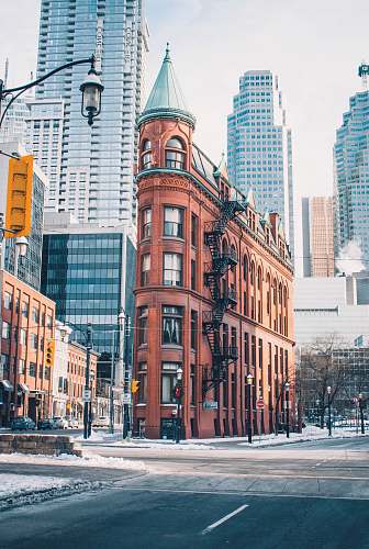 canada brown building near intersection toronto