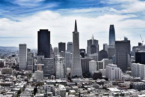 building buildings in city urban