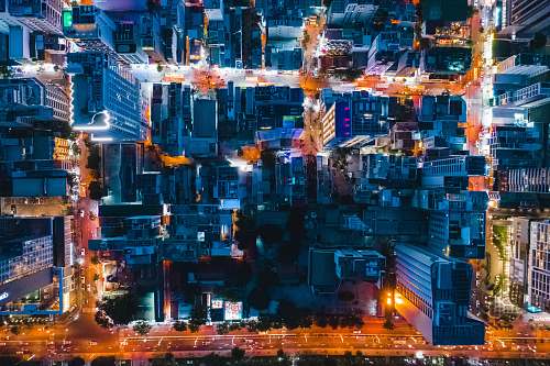 landscape city during night nature