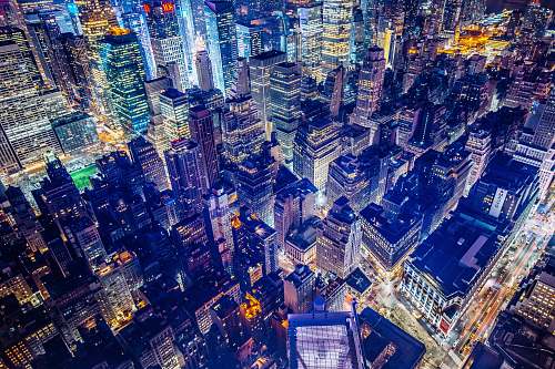 building city nights urban