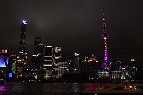 building cityscape during night time metropolis