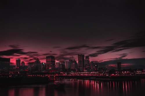 canada cityscape photography during golden hour sky