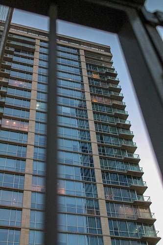 building curtained mirror building urban
