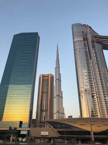 building Emaar building near buildings high rise