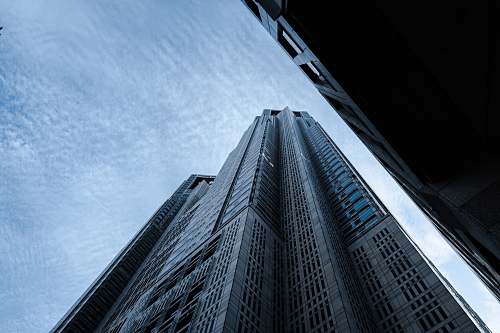 building gray high rise building urban
