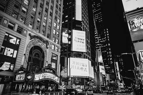 building grayscale photography of buildings black-and-white