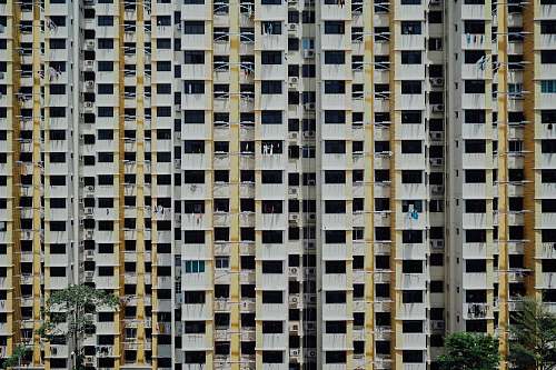 urban grey concrete building town