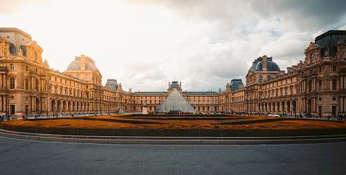 downtown Louvre Museum, Paris town