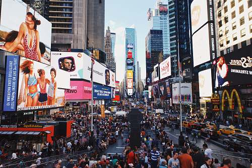 building New York Time Square urban