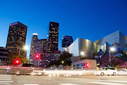 road timelapse of city lanscape automobile
