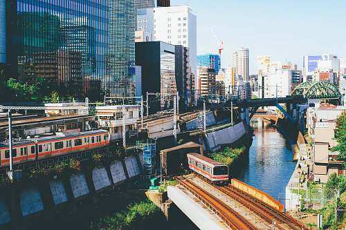water train in under passage town