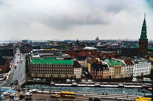 building view of city during daytime road