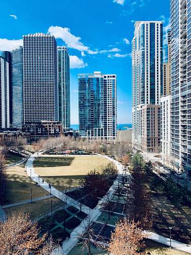 building view photography city high rise buildings during daytime town