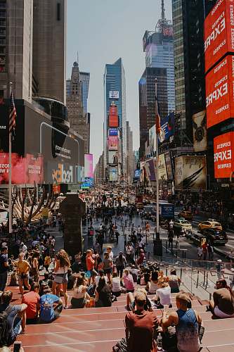 human people roaming around city pedestrian
