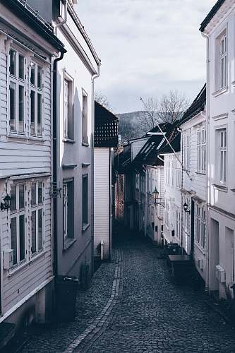 town alley road street