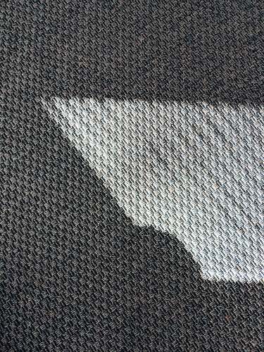 rug gray textile black-and-white