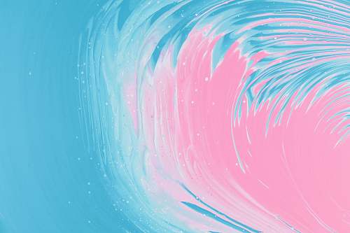 pattern blue and pink abstract painting ocean