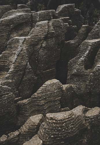 rock gray rock formation slate